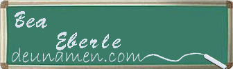Bea Eberle Visitenkarte